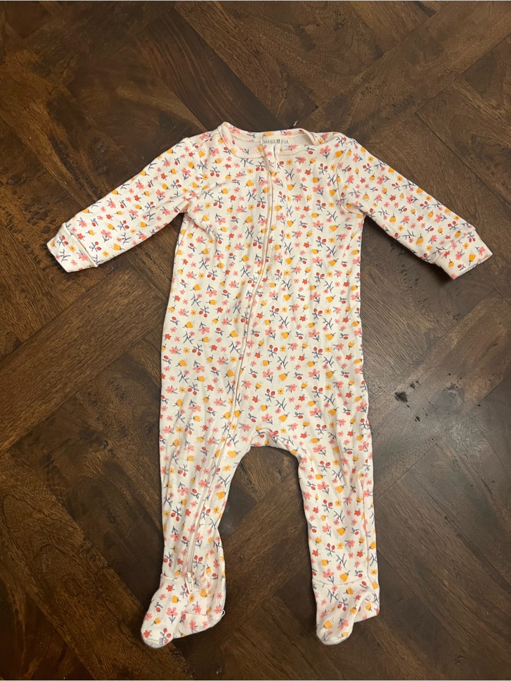 Rabbit + Bear Organic Cotton Sleeper - Floral Print